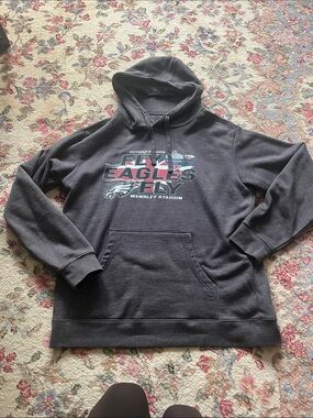 2018 RARE Philadelphia Eagles Wembley stadium London  Hoodie